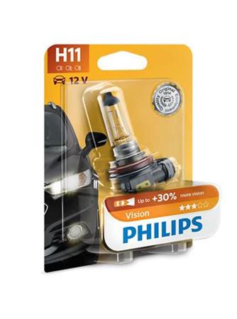 Autožárovka H11 Philips 12258XVPS2, Vision, 1ks v balení