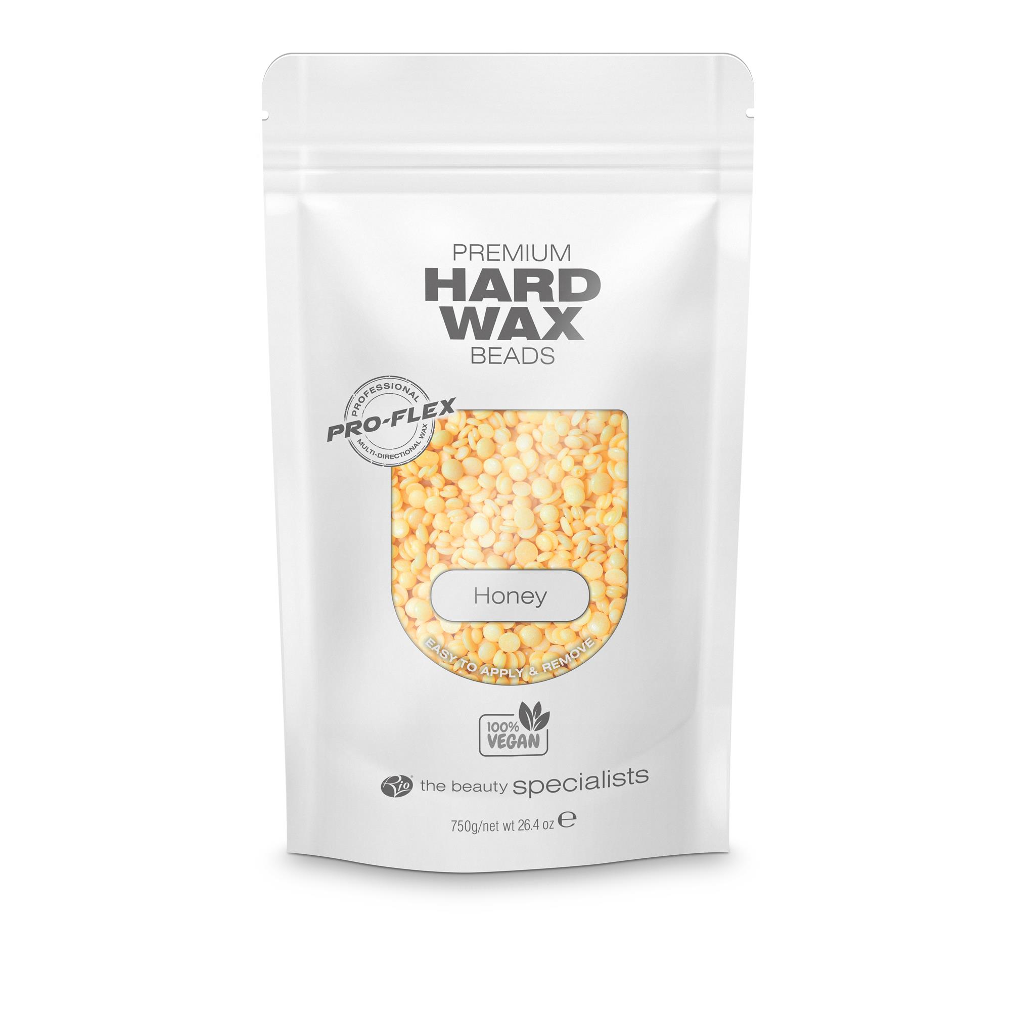 RIO Stripless hard wax beads 1x750g honey
